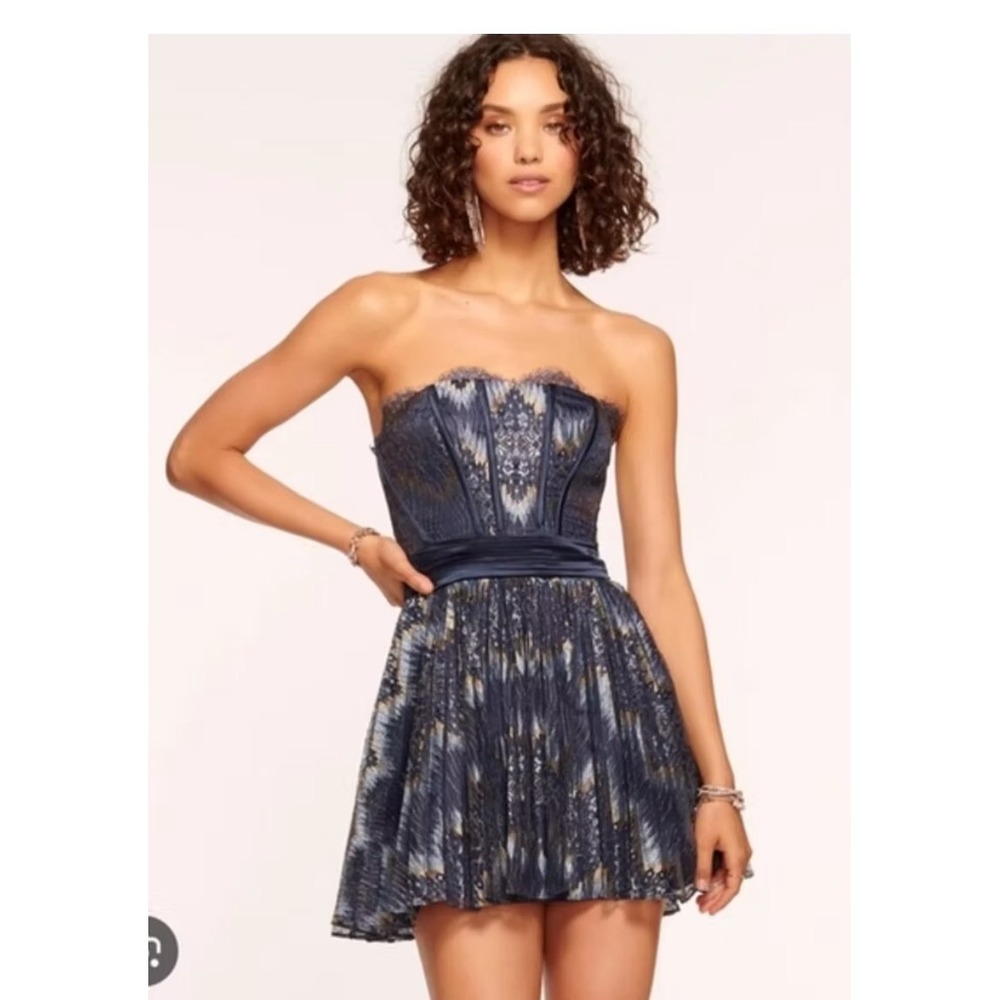 NWT Ramy Brook Paisley Lace Trim Dress‎ / Sizes 12 & 14 / $595 MSRP!!
